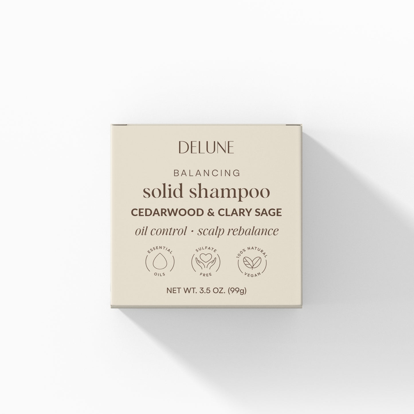 Cedarwood & Clary Sage Solid Shampoo Bar - Oil Control · Scalp Rebalance