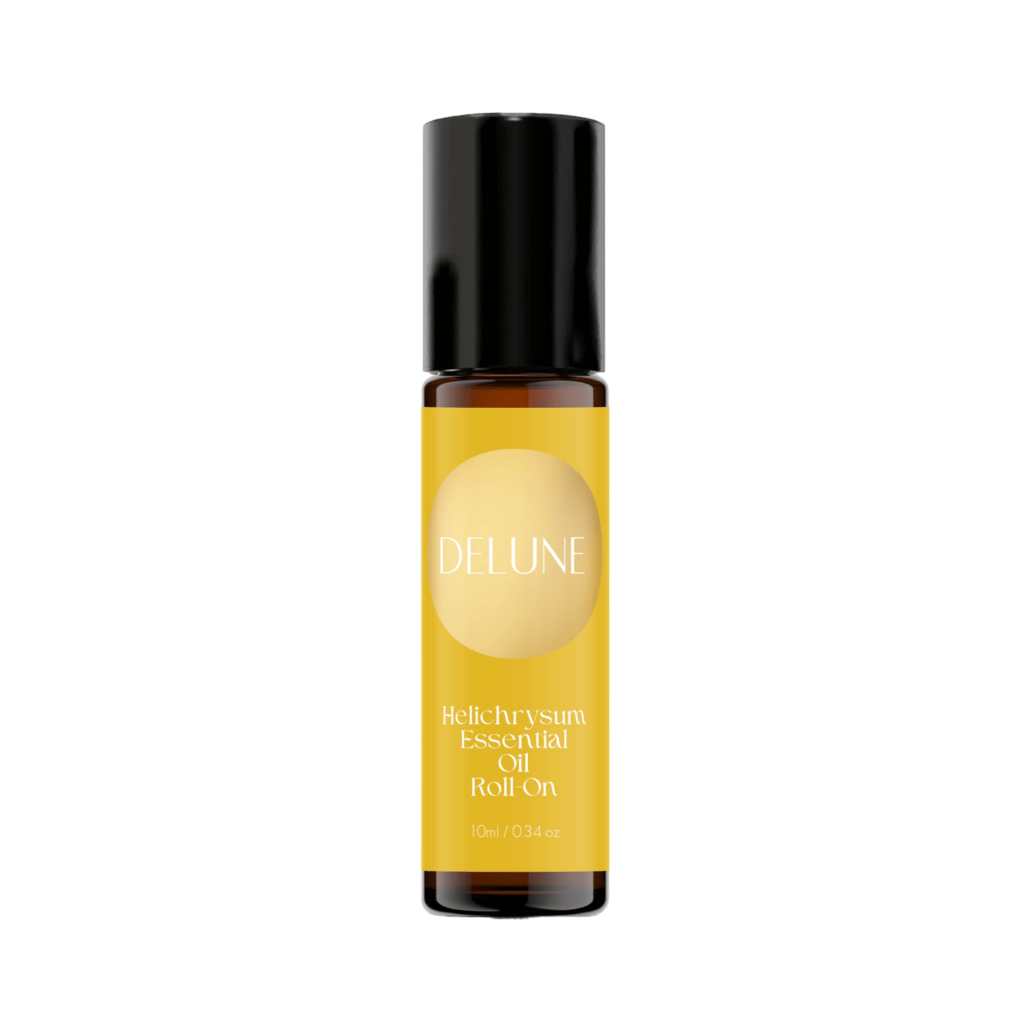 Helichrysum Essential Oil Roll-On for rejuvenation and resilience, 10ml bottle, diluted in Fractionated Coconut Oil