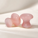 Jade Quartz Mushroom Eye Massage Tool