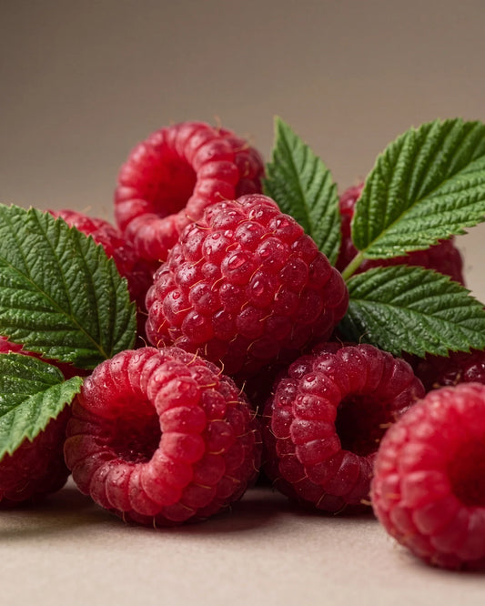 Delune Virgin Raspberry Seed Oil botanical still life