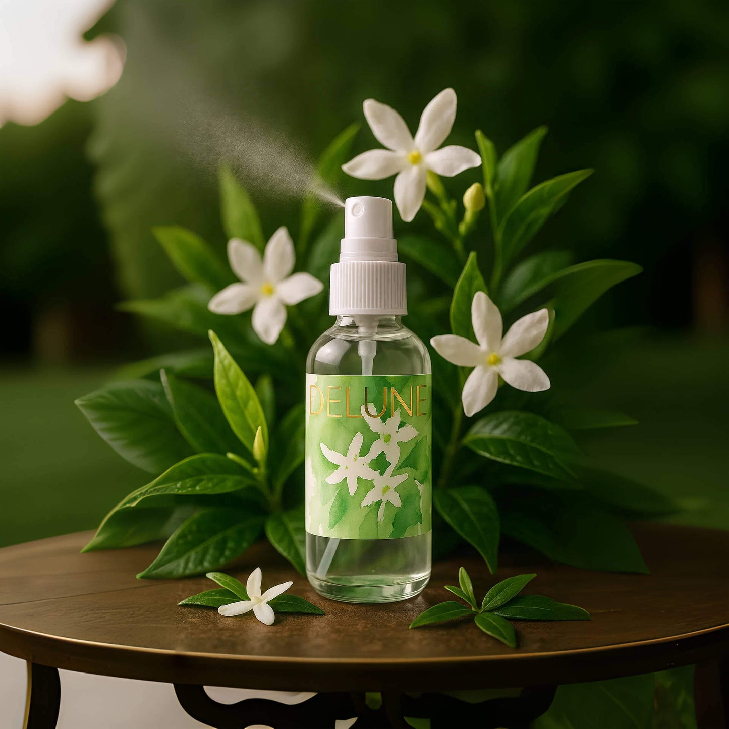Jasmine and Green Tea Hydrosol Face Mist - Delune