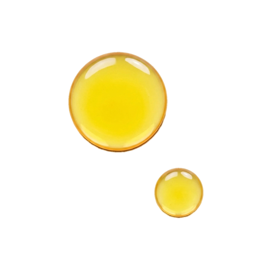 Passionfruit + Orange (Dull Skin) Active Serum Booster, bright yellow oil texture swatch