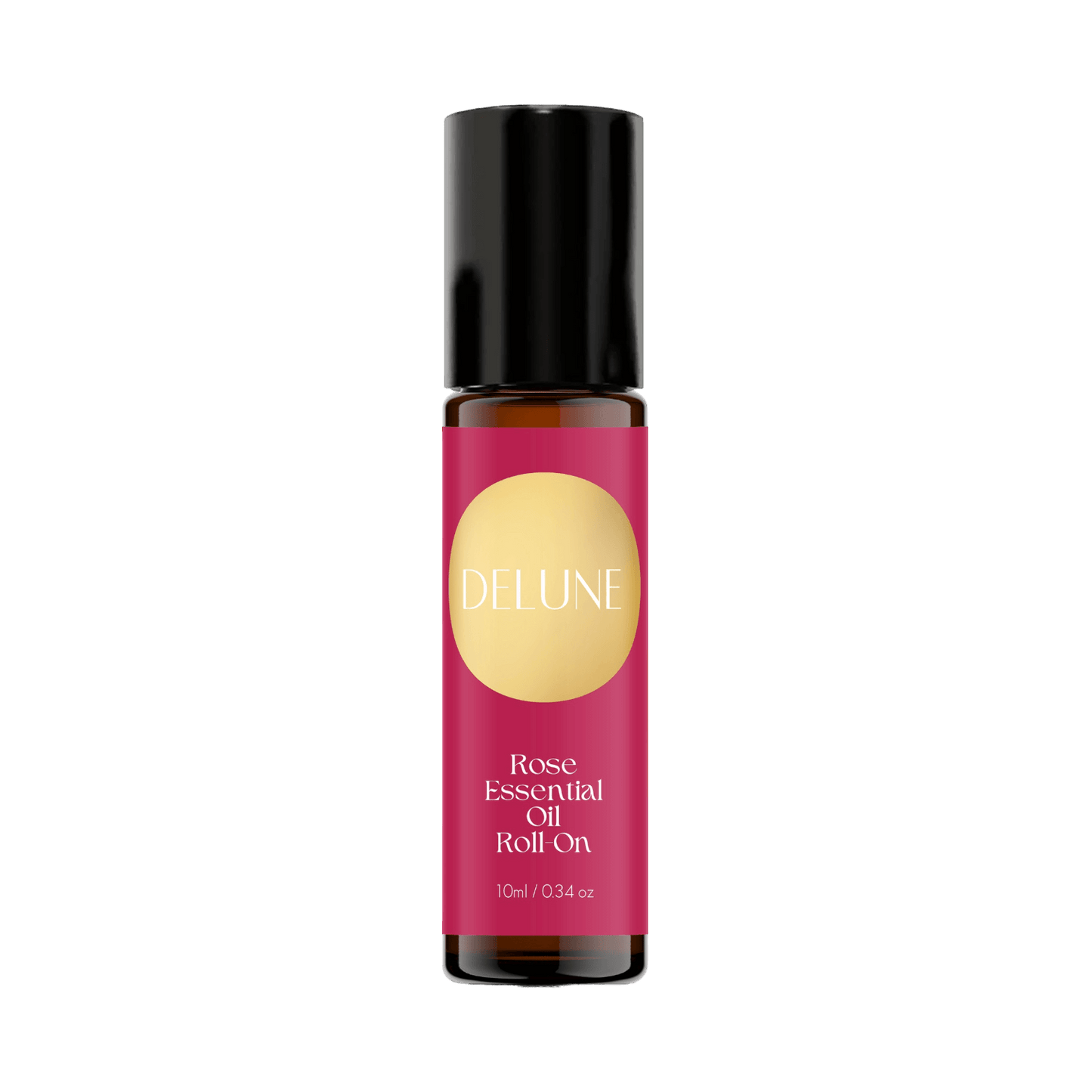 Rose Essential Oil Roll-On Bottle, soothing floral scent for self-love and confidence, 10ml, dilute in Fractionated Coconut Oil.