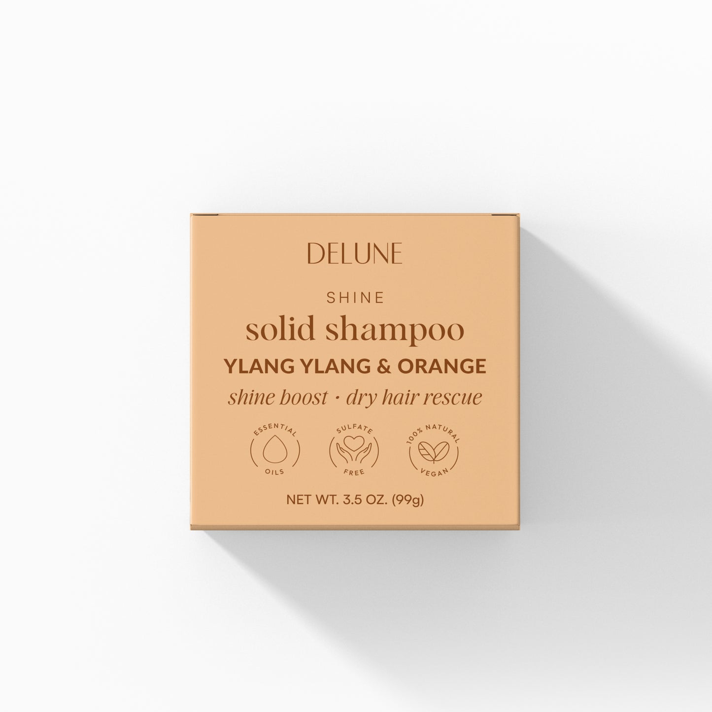 Ylang Ylang & Orange Solid Shampoo Bar - Shine Boost · Dry Hair Rescue