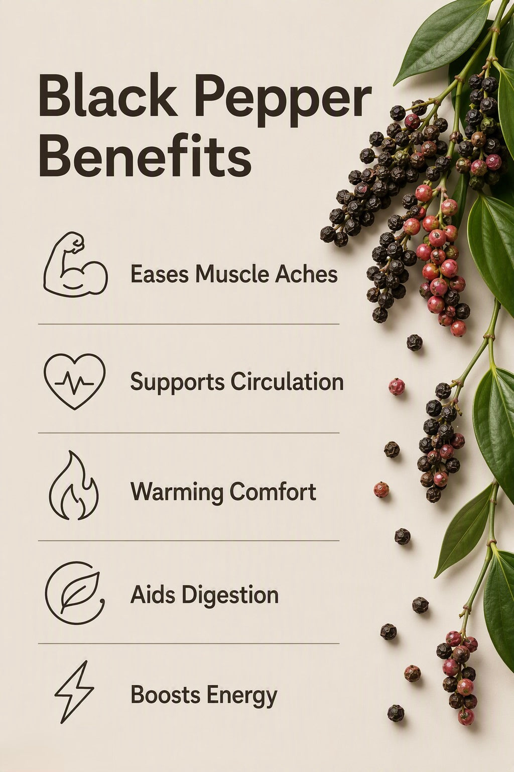 Black Pepper Pure Essential Oil Benefits