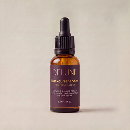 Delune Blackcurrant Seed Oil, 30ml dropper bottle