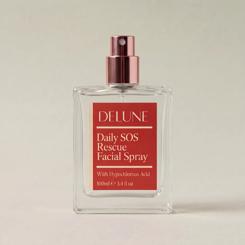 Delune Daily SOS Rescue Facial Spray studio packshot