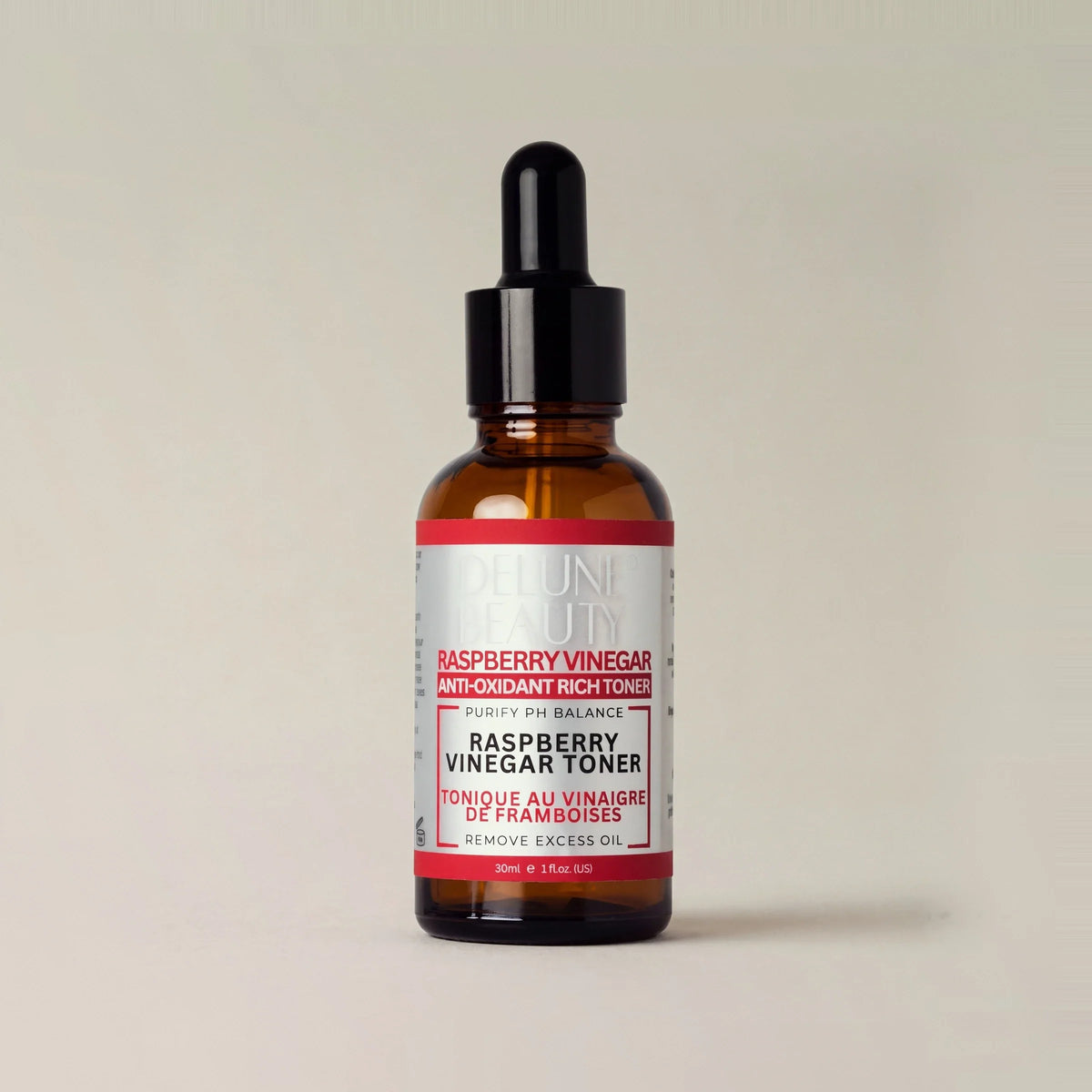 Delune Raspberry Vinegar Toner studio packshot