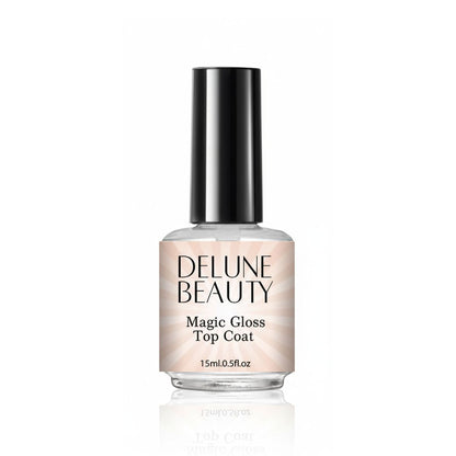 Magic Gloss clear top coat included with the three nail wrap packs in Delune The Nail Edit