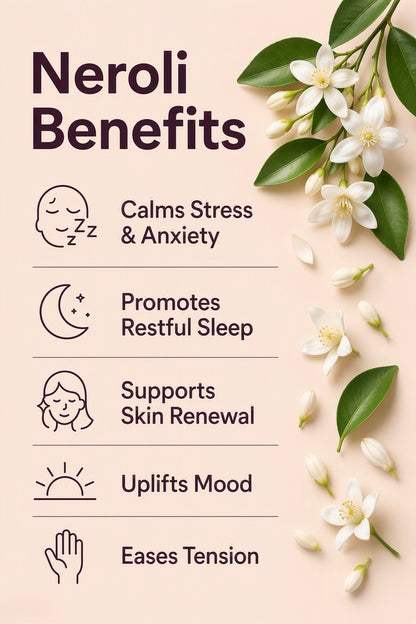 Neroli Pure Essential Oil Benefits